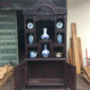 Tủ bày đồ hoa mai